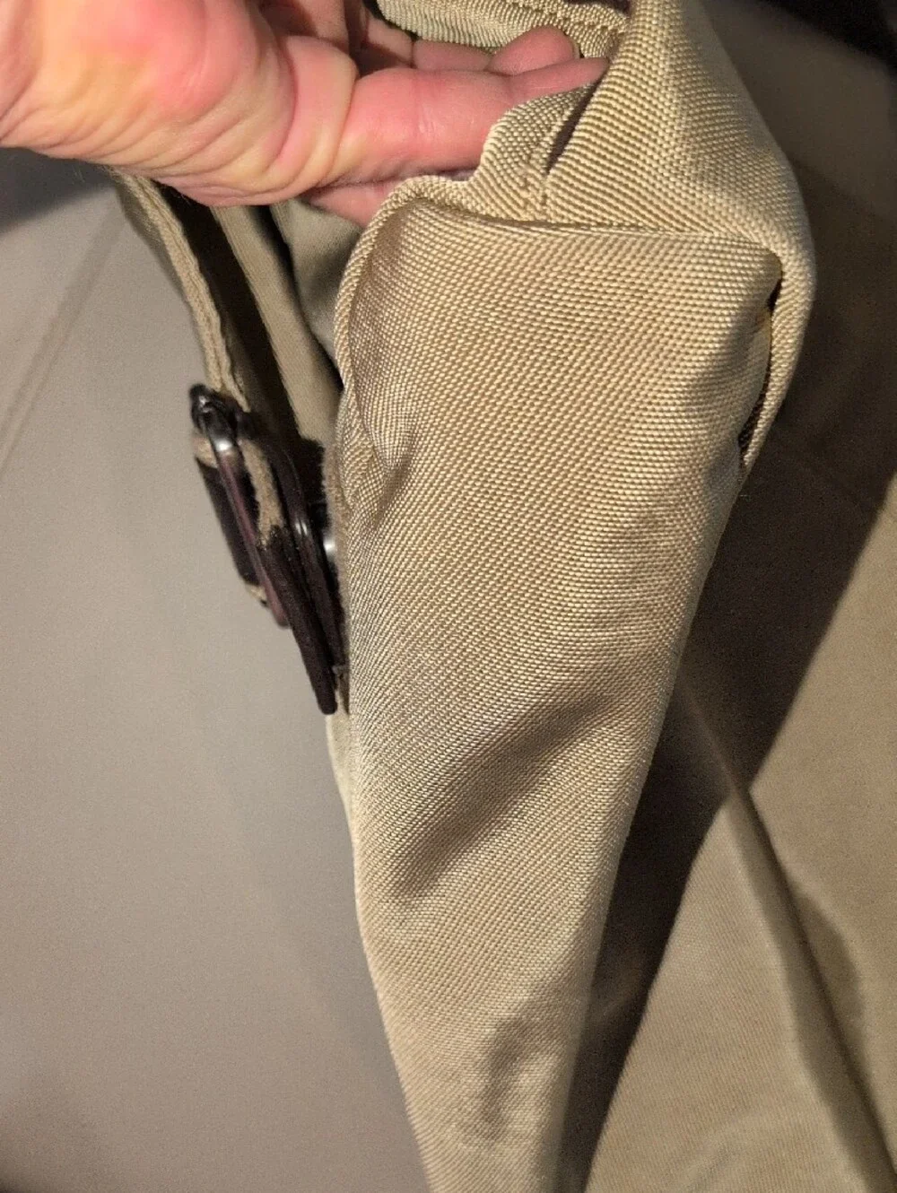 Banana Republic Beige And Brown Laptop Messenger Bag